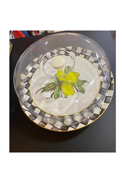 Avşar Emaye MİSS BETTY LİMON DAMALI KEK FANUSU