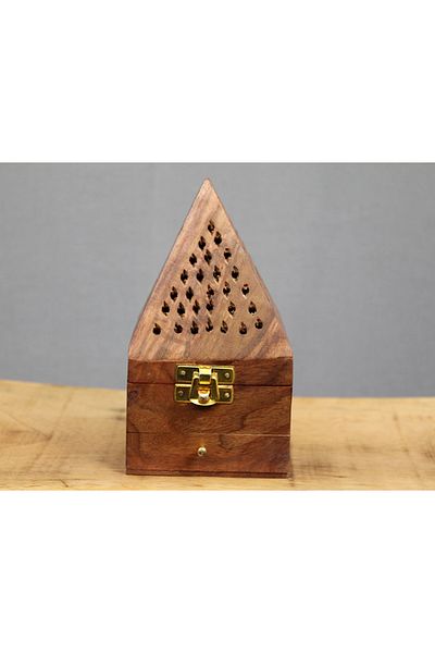 mikudesign Wooden Tower Incense Burner Model (2)