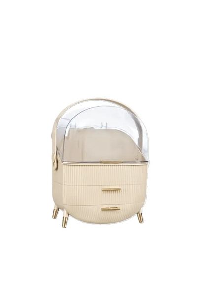 BulutRetail Cosmetic Organizer with Drawers White