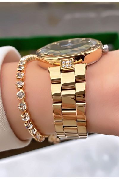 Daniel Klein Brand Yellow Silver Color Women's Wristwatch with 2 Years Warranty - Bracelet 0850dkl011154