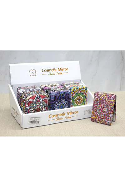 TTT مرآة يد حجرية مستطيلة سميكة موديل 1