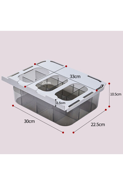 Generic Foldable Closet Drawer Organizer Storage Box for Clothes, Underwear & Accessories