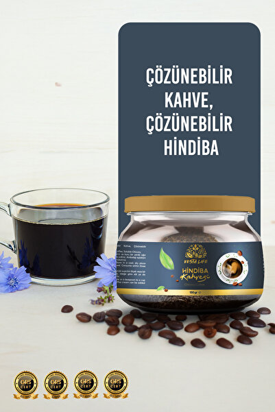 vesta life Hindiba Kahvesi 1 Aylık - (60 KULLANIM) Net 150gr Kahve