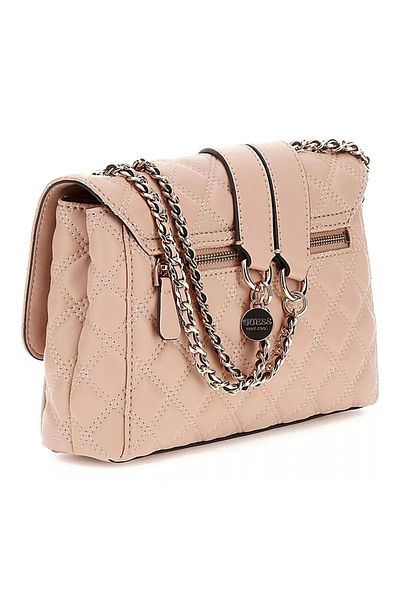 Guess Gıully 2 Cmprtmnt Cnvrtble Flp Women's Beige Crossbody Bag Hwqg8748200-Beı