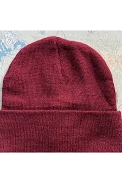 TakıDolabı Beretă/Pălărie de culoare burgundă