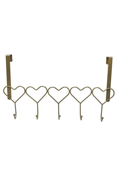 mastergold Over The Door Hanger With 5 Hooks – Heavy Duty Rack For Towels, Clothes, Hats, Bags, Bathroom