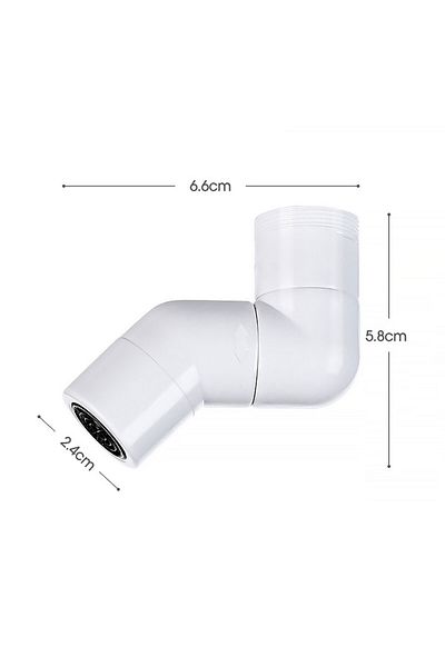 MIBRU 360 Flexible Water Faucet Bracket for Sink & Kitchen Taps, Adjustable Flow Control