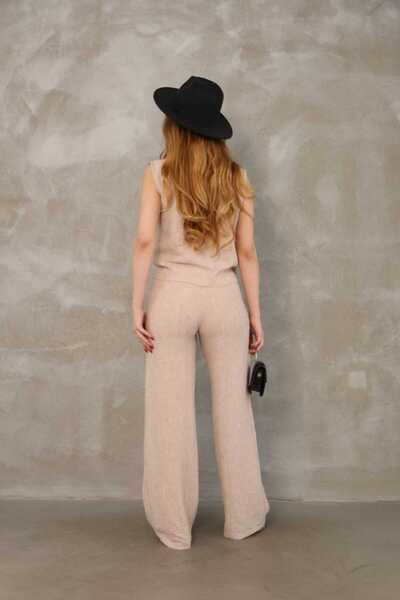 stcococix since 1990 Linen Mango Two-Piece Suit Trousers Vest