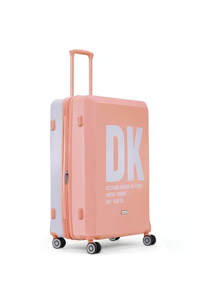 Dkny BOLD Hardside Trolley Bag with 4 Spinner Wheels, ABS+PC Case Luggage with TSA Lock