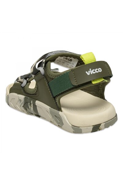 Vicco 332.F25Y.206 Tape Filet Phylon Khaki Kids Sandals