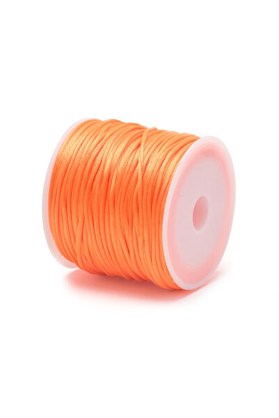 Choice خيط من النايلون بقطر 1.5 مم وطول 22 مترًا، مصنوع من الساتان والخيوط المصنوعة يدويًا، مناسب للعقد الصينية والمكرمية والتطريز.