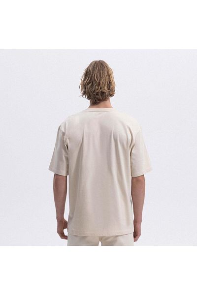 Ellesse Ανδρικό μπλουζάκι με μπεζ λαιμόκοψη Rina