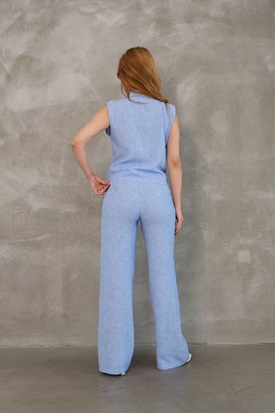 stcococix since 1990 Linen Mango Two-Piece Suit Trousers Vest