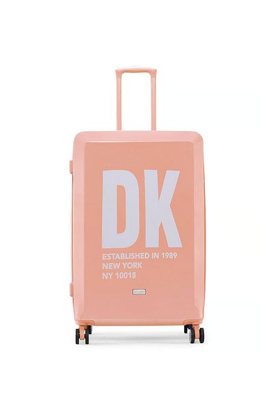 Dkny BOLD Hardside Trolley Bag with 4 Spinner Wheels, ABS+PC Case Luggage with TSA Lock