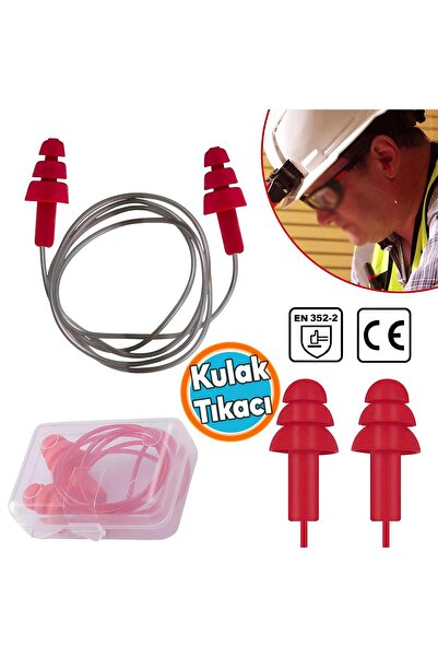 NZB Yıkanabilir Kulak Tıkacı 23 Db İpli Tıkaç TPE Gürültü Ses Önleyici Yüzme ...