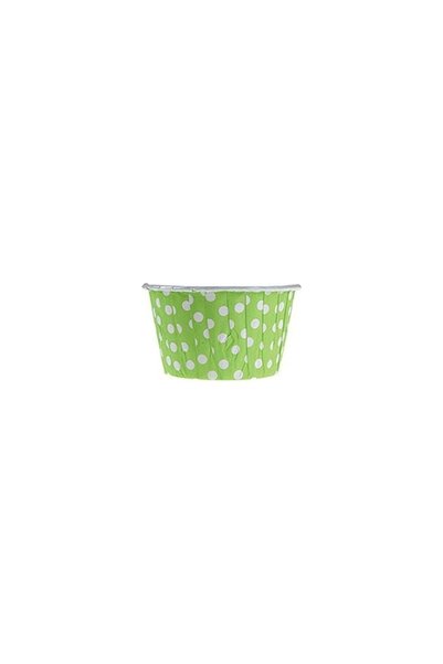 Dolphin Muffin-Kek Kapsülü Yeşil Puantiyeli 50li | Cupcake Kalıbı, Kağıt Muffin Kapsülü, Kek Kalıbı, Muffin Cup