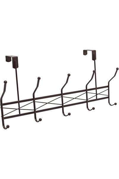 mastergold Over The Door Clothes Hanger with 10 Hooks Heavy Duty Rack for Towels, Hats, and Bags