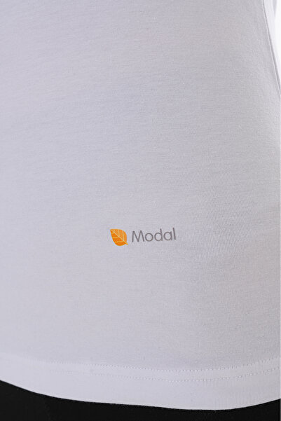 KozaLüks Men's O Neck Modal Fabric T-Shirt Body