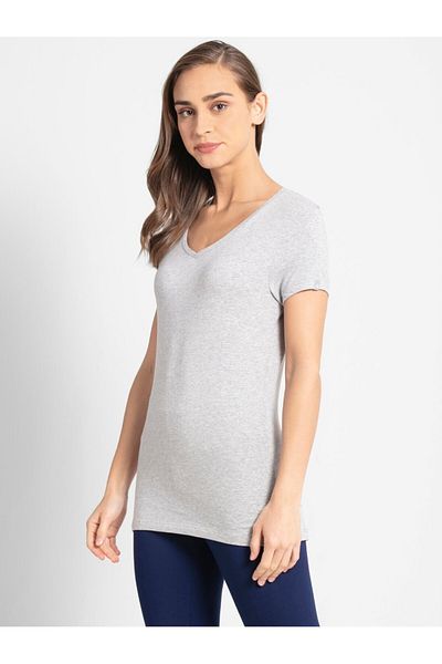 JOCKEY 24X7 V-Neck Tee 1359-0105-LTGML