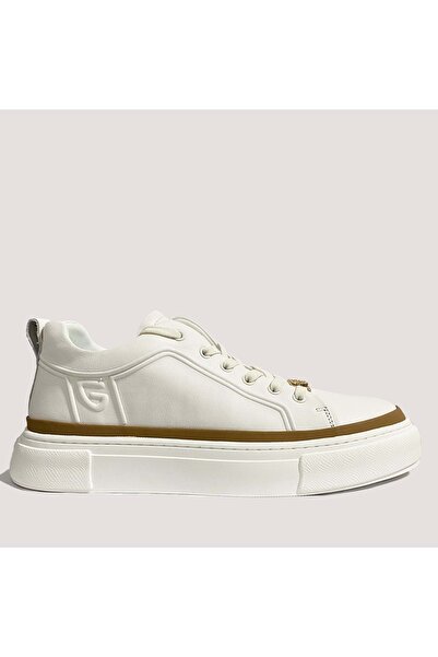 Guja حذاء رجالي عادي من الجلد 24K592 - أبيض - 43