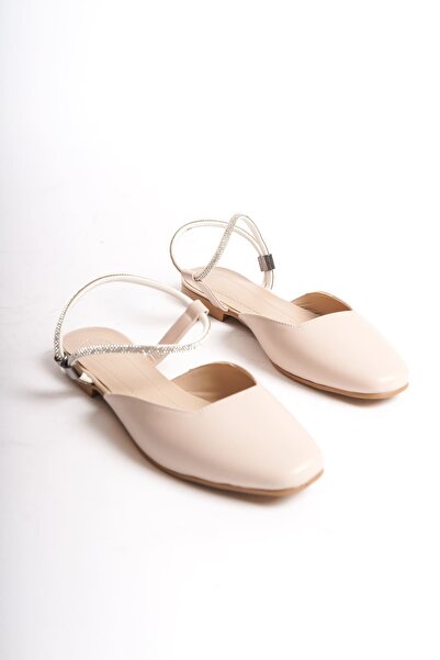 Zerenyus CAROLINE Elastične ortopedske udobne ženske balerinke krem boje sa d...