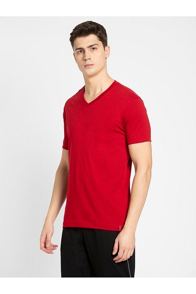 JOCKEY V-Neck T-Shirt 24X7 2726-0105-SHRED