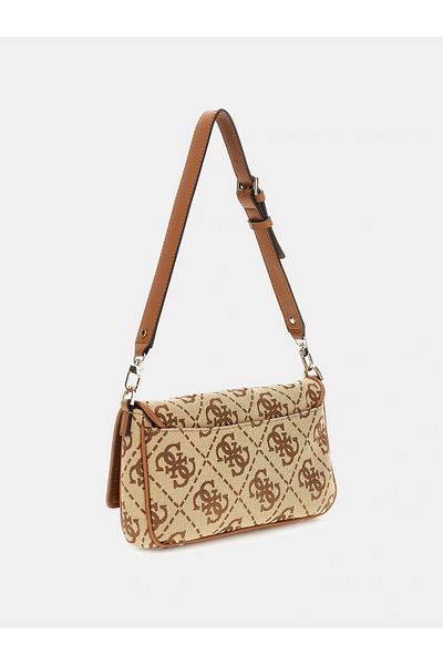 Guess Cırce Flap Shoulder Bag Women Brown Shoulder Bag Hwjo9642190-Ltl