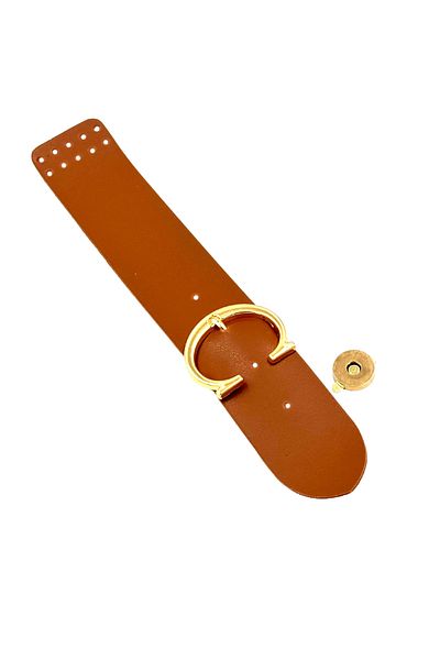 Lady Moss Buckle Gold Cover Shoes