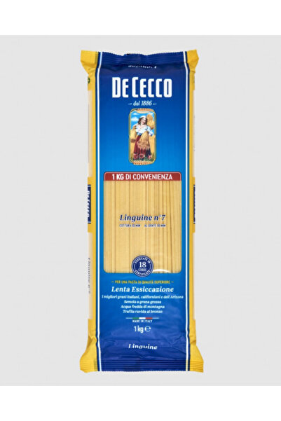 UMAMİCRAFT De Cecco Linguine Makarna 1 Kg – Italyan Sert Durum Buğdayından, Büyük Boy Paket