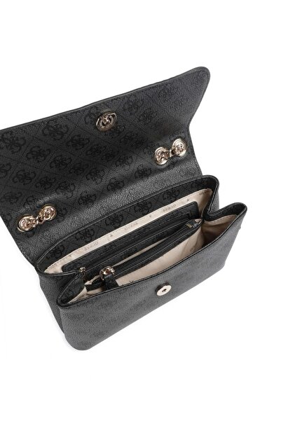 Guess Geantă crossbody Eco Erica Cnvrtble Xbody Flap pentru femei, antracit, Hwesg951020-Clo