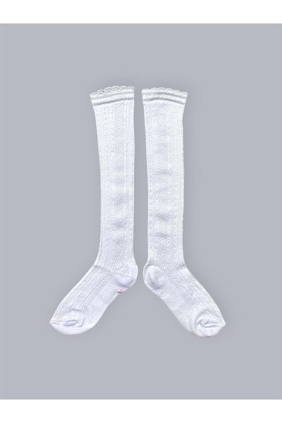s.t. sebat tekstil Girl's Patterned Knee-Length and Socks Sb709