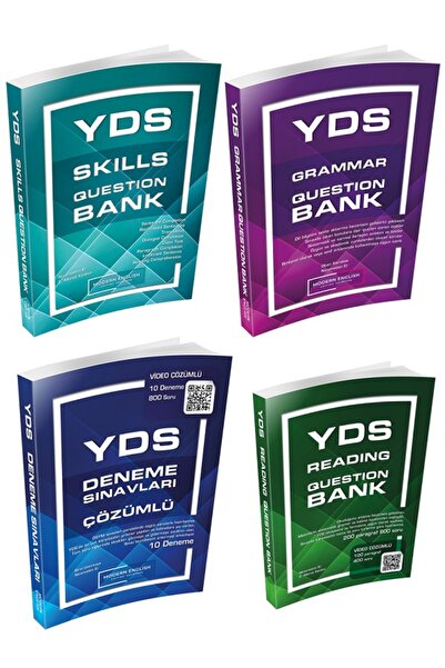 Modern English - YDS Questions Banks SETİ + 10'lu Deneme