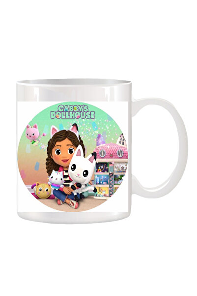 OEM Cana albă personalizată cu Casa de păpuși a lui Gabby, INOVATIX. 330 ml