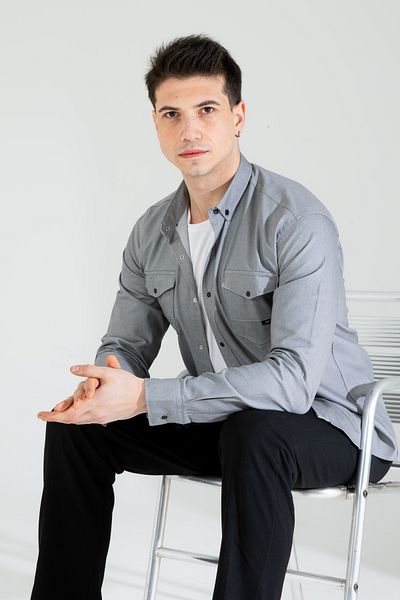 Artı1 Ανδρικό βαμβακερό πουκάμισο Slim Fit Slim Fit