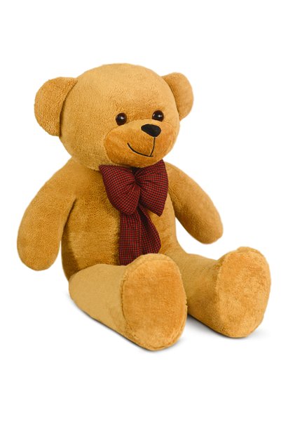 bubblebear 120 دمية دب قطيفة مع ربطة عنق