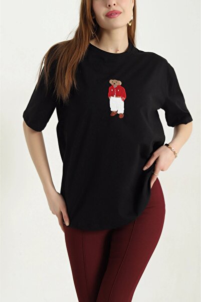 İKLİM LİFE Ολόσωμο μπλουζάκι με στάμπα αρκουδάκι