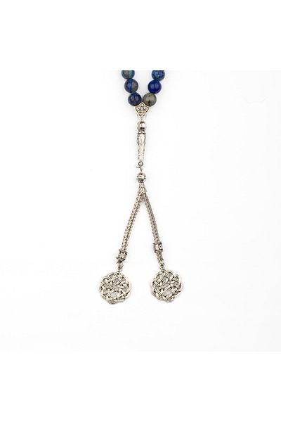 Zeynep Büyükbay Lapis Lazuli Natural Stone Prayer Beads 33 Pieces