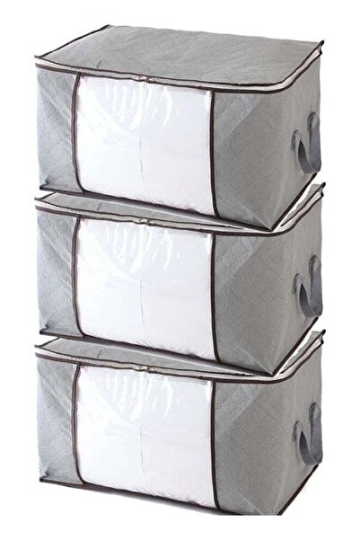 Generic مجموعة من 3 منظمات خزانة قابلة للطي ومقاومة للماء متعددة الألوان 60 ×...