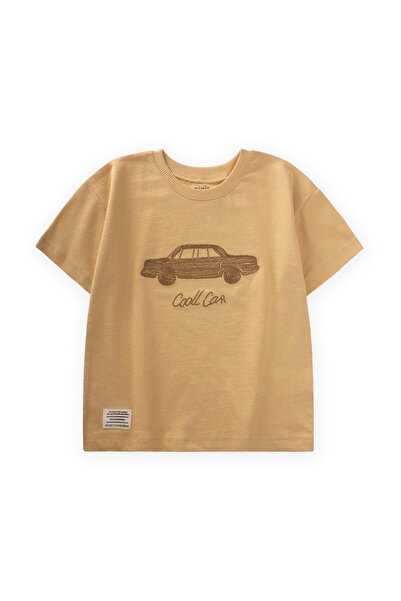 Cigit Punto Araba Nakışlı T-shırt 2-10 Yaş Sundres