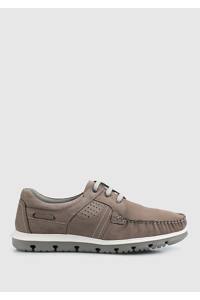 Provoq Gray Leather Men's Shoes