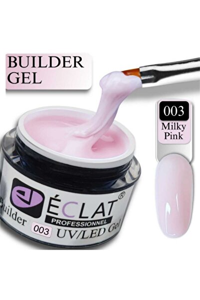 ECLAT Protez Tirnak Jel N:3 Sütlü Pembe (milky)15 Ml