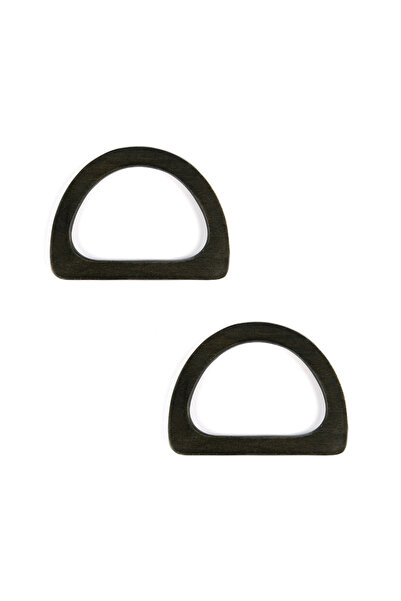 Prestij Boncuk D model drvena Torba ručka 14 x 10 cm kaki