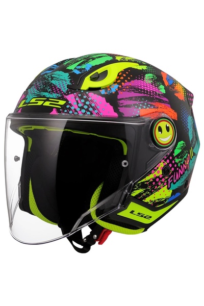 LS2 FUNNY 2 JOY SİYAH ÇOCUK KASK