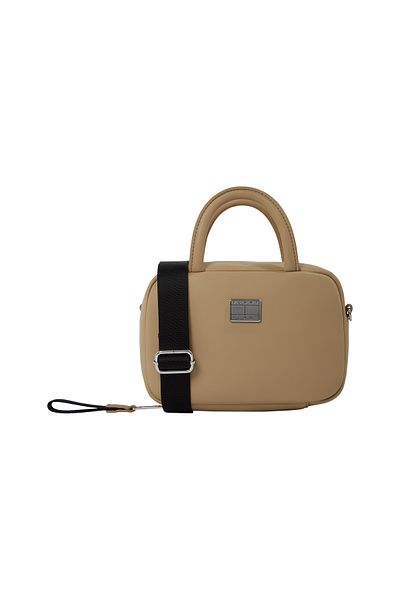 Tommy Hilfiger Tommy Hilfiger Women Relic Tan American Cool Top Handle Zip Crossover Bag