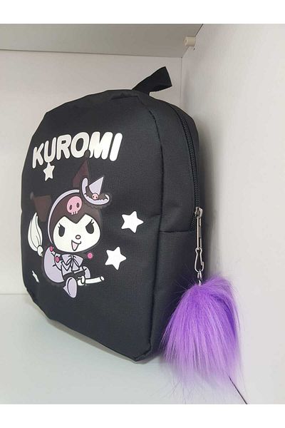 GÜLÇEM butik Kuromi - Black Children's Backpack