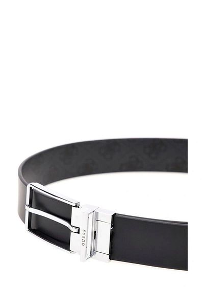 Guess Agueda Adj & Rev Belt H35 Men's Black Belt Bmaglop5235-Bml