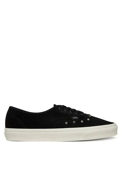 Vans Authentic Metal Detailed Black Suede Women's Shoes Vn000Crqblk1