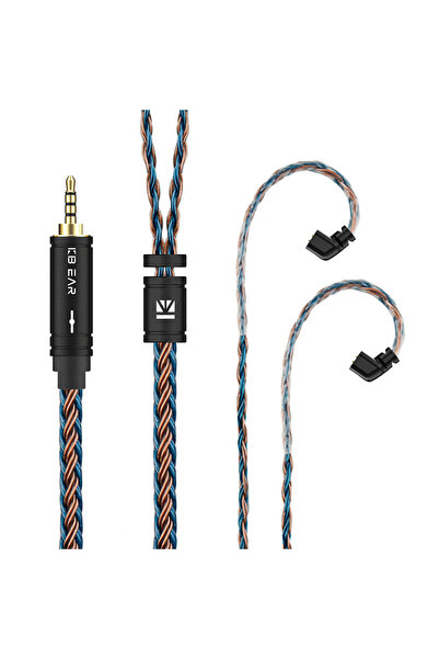 Choice كابل ترقية KBEAR ST16 Crystal 16 Cores بطول 1.2 متر، من نوع QDC2.5، مط...