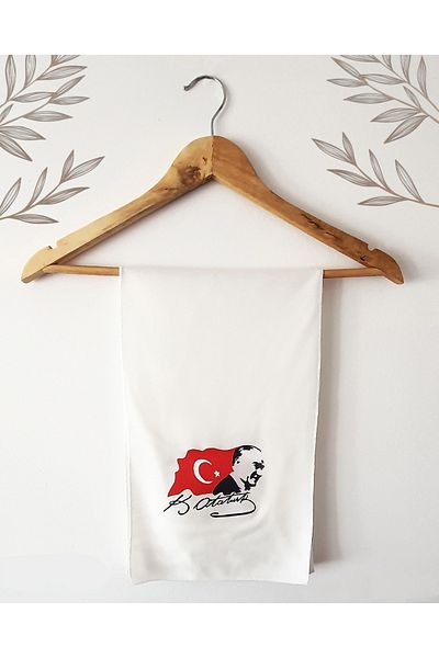 Elit Scarf Ataturk Printed Women's Scarf