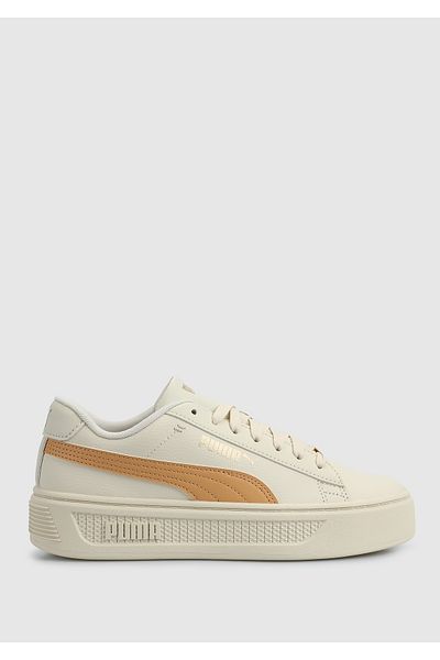 Puma Smash Platform V3 Beige Women's Sneaker 39075819